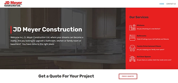 JDMEYER website designer