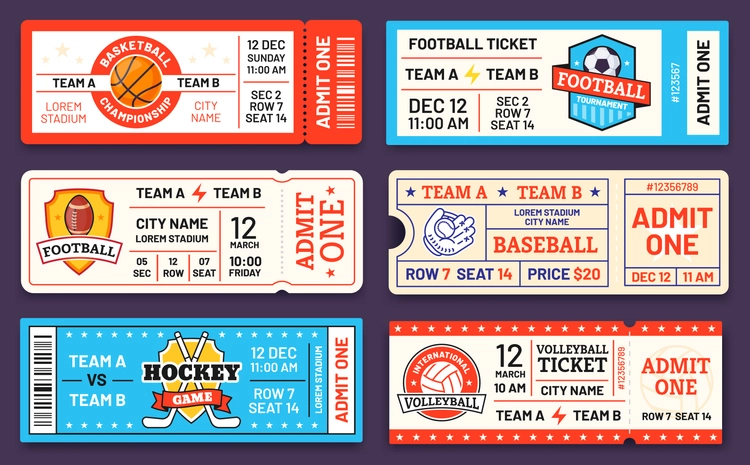 event ticket design